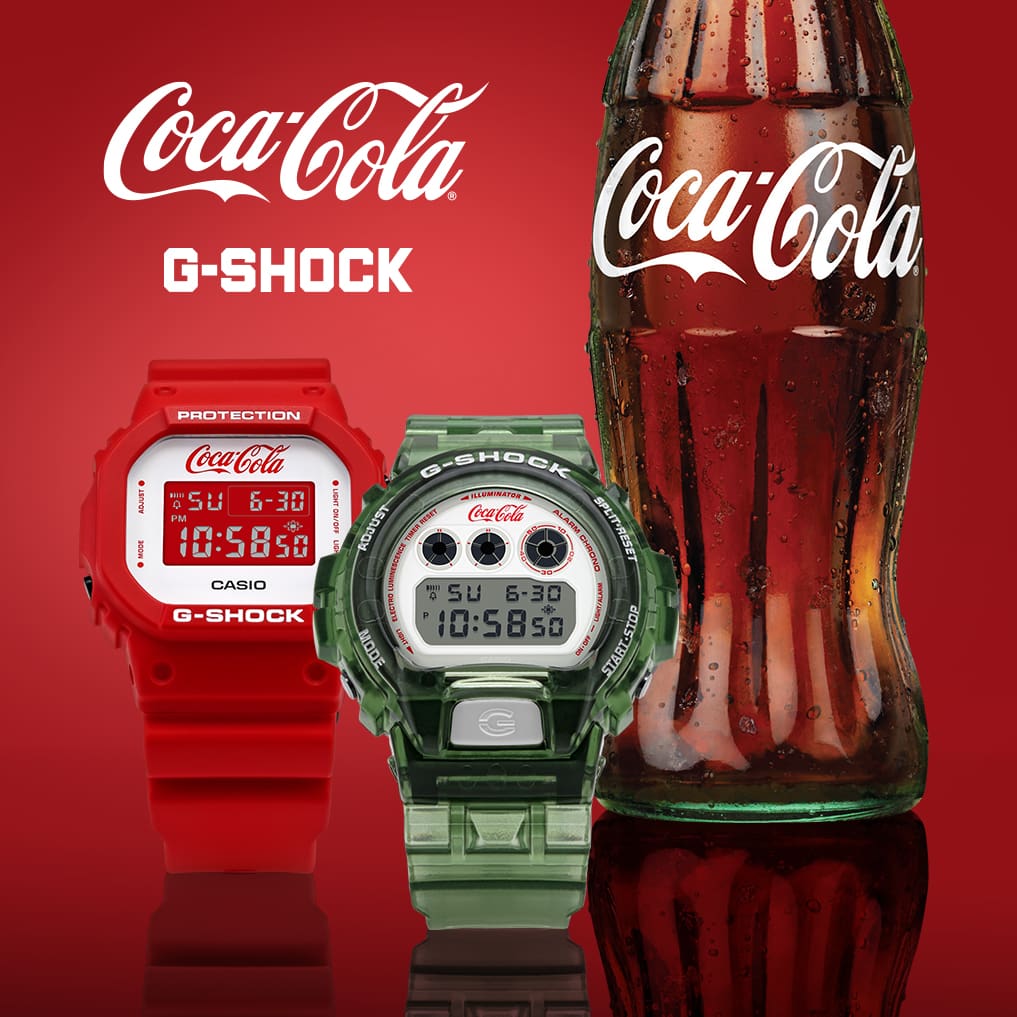 Coca-Cola et Casio G-Shock : Deux montres en édition limitée