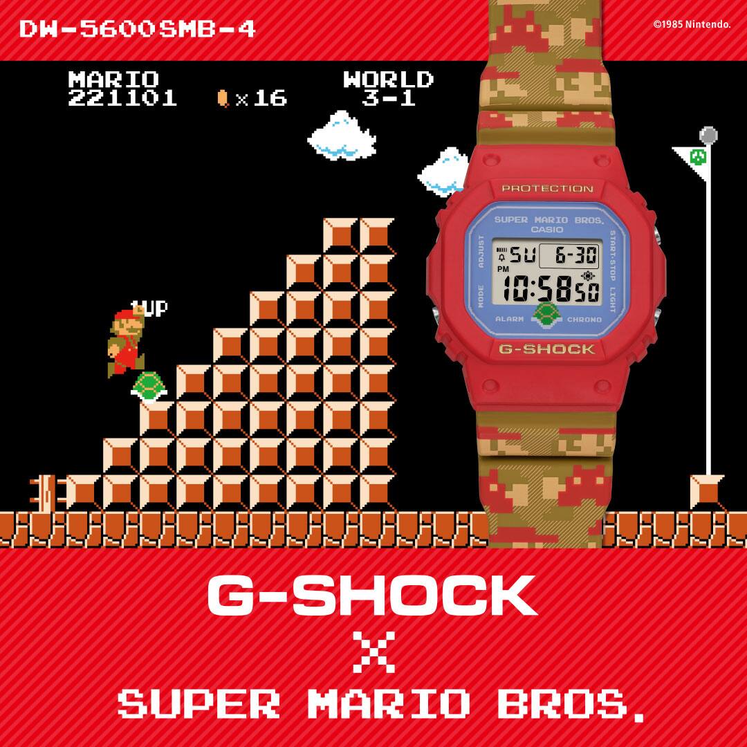 Super Mario Bros sur votre poignet : Découvrez la montre G-Shock de Casio
