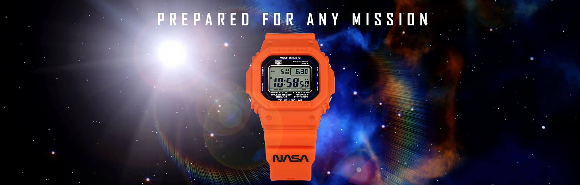 Casio G-Shock aux couleurs de la NASA : un hommage spatial